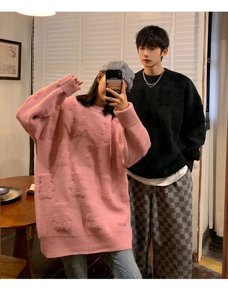 Title 22, New knitwear bear jacquard fashionable sweater,...