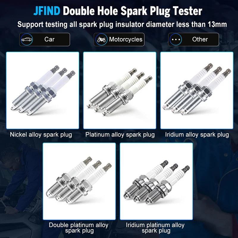 Title 9, Car Double Hole Plug Ignition System Detector