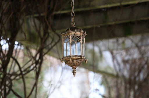 Title 2, Retro Industrial Style Outdoor Chandelier