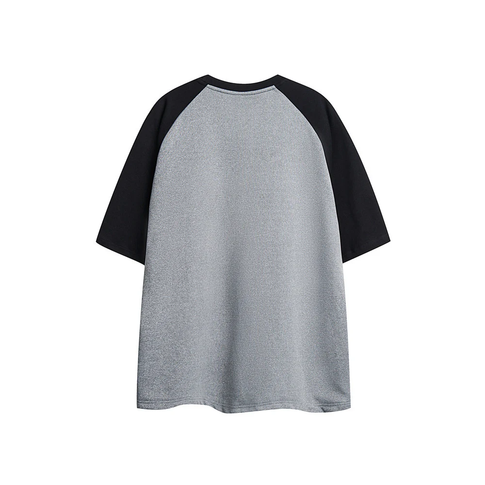Title 7, Mens Color Matching Letter Print Short-sleeve ...