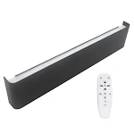 Luminária de parede LED moderna minimalista. Iluminação ideal para sala e quarto. Design elegante, fácil instalação, baixo consumo, e ambiente acolhedor. — foto 3