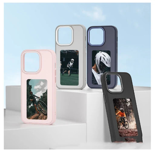 Title 10, Vierkleurige telefoonhoes met schermpatroon, AI...