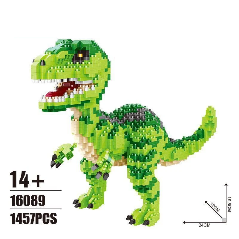 Title 3, Dinosaur small particle diamond puzzle DIY buil...