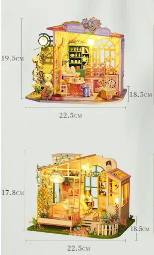 Title 1, DIY Cottage Flower Dream Modelo Artesanal de Mo...