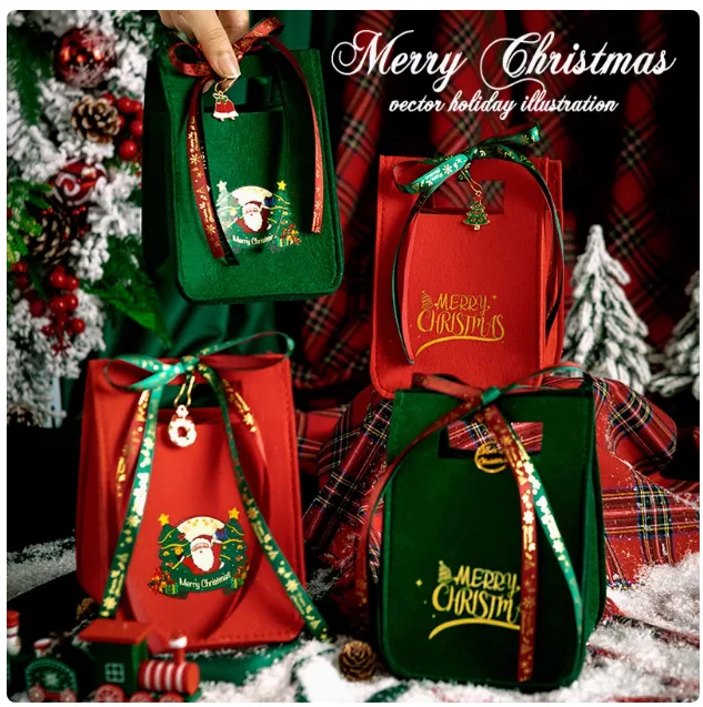 Title 3, Handheld Christmas Gift Packaging Bag. Makes gi...