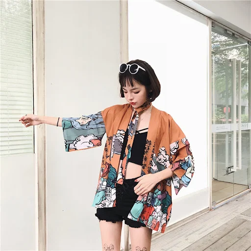 Title 14, Thin Lace-Up Japanese Cardigan Improved Jacket ...