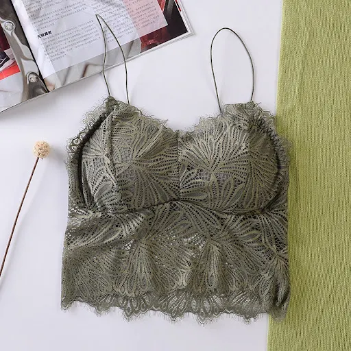 Title 7, Non-wired Bra Gather Vest With Chest Pad for al...