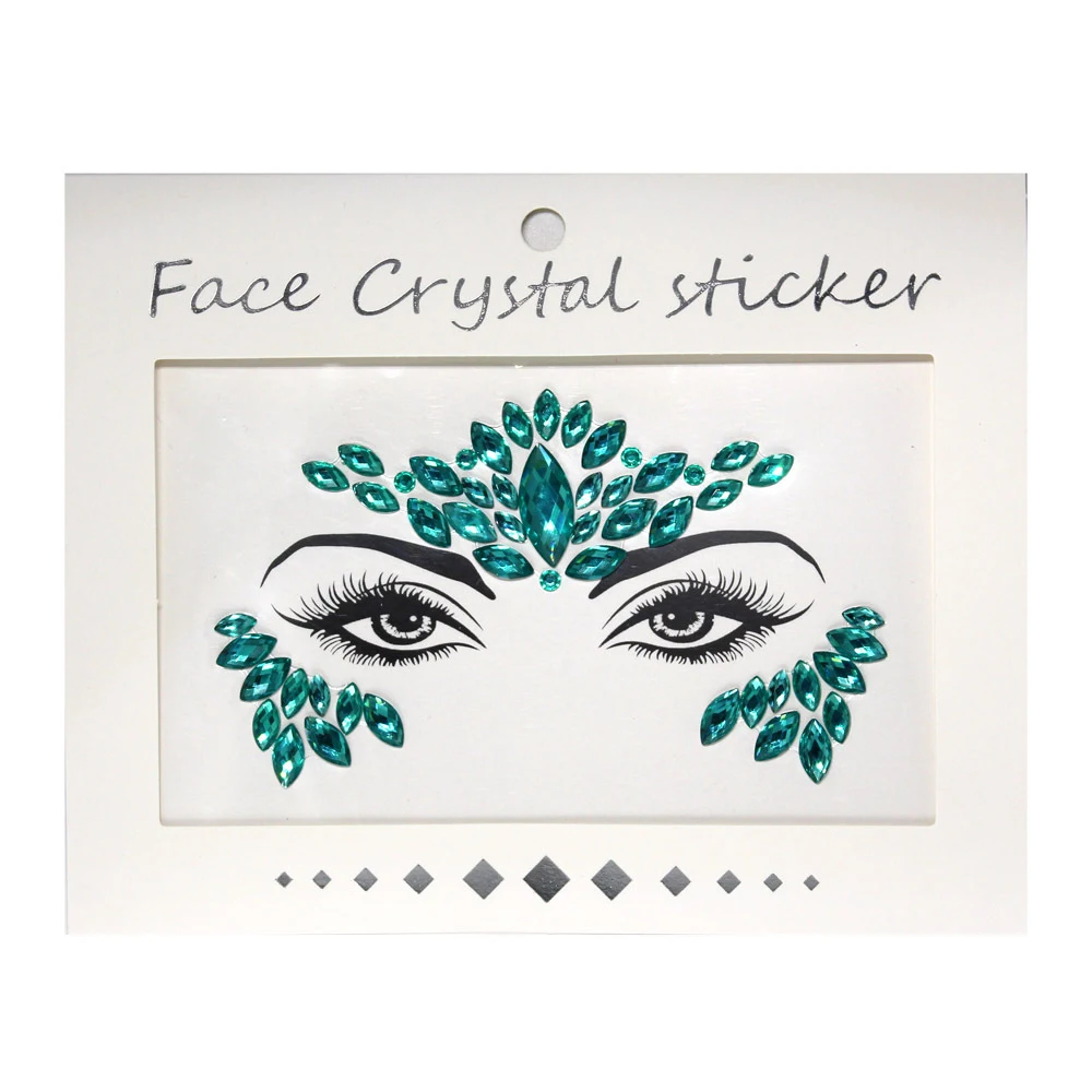 Cristais Faciais de Acrílico DIY Resin Drill Bindi de Diamante Adesivo, Perfeito para Decoração e Artesanato Criativo — foto 6