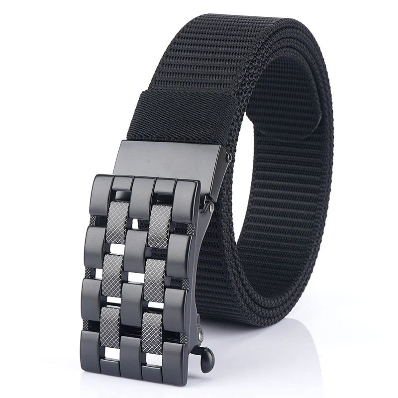 Title 6, Automatic buckle nylon belt for men and women. ...