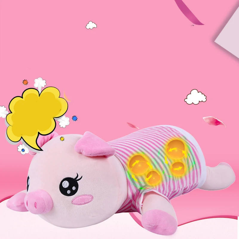 Almofada de massagem de pelúcia para relaxamento e alívio muscular. Experimente massagens suaves e confortáveis com este adorável boneco macio. — foto 2
