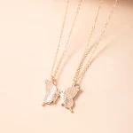 Collana con ciondolo a farfalla per donne, ragazze, sorelle, amiche. Include biglietto ispiratore amicizia, regalo perfetto. — foto 1