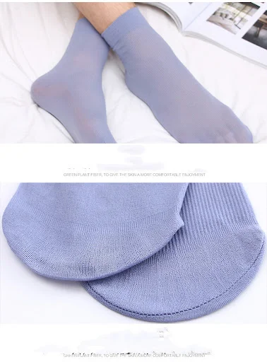Title 3, Summer Mens Stockings Short and Thin Mid-Tube ...