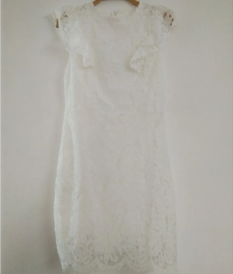 Lace Round Neck Sleeveless High Waist Dress offers elegance and style for special events. A flattering fit that enhances — photo 2