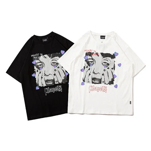 Title 8, Harajuku High Street Fashion Half-Sleeved Short...