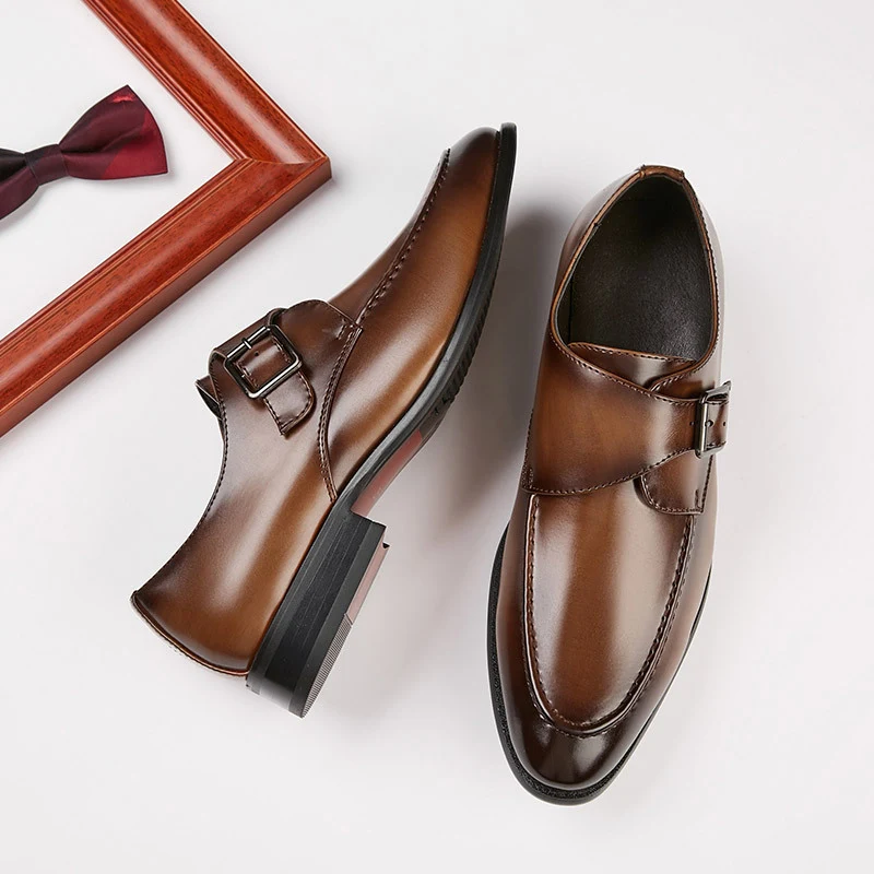 Title 7, Scarpe eleganti da uomo in pelle stile britanni...
