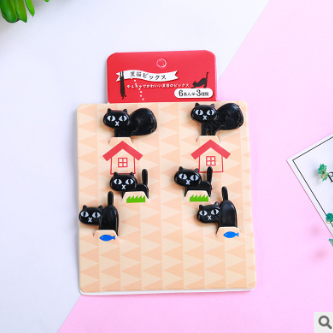 6 Pcs Black Cat Fruit Forks. Great for kids' snacks, desserts, and lunches. These reusable forks make mealtime fun and e — photo 2