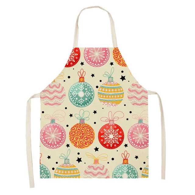 Christmas Cotton and Linen Apron for cooking and baking. Protects clothing, easy to clean, breathable, and festive desig — photo 16