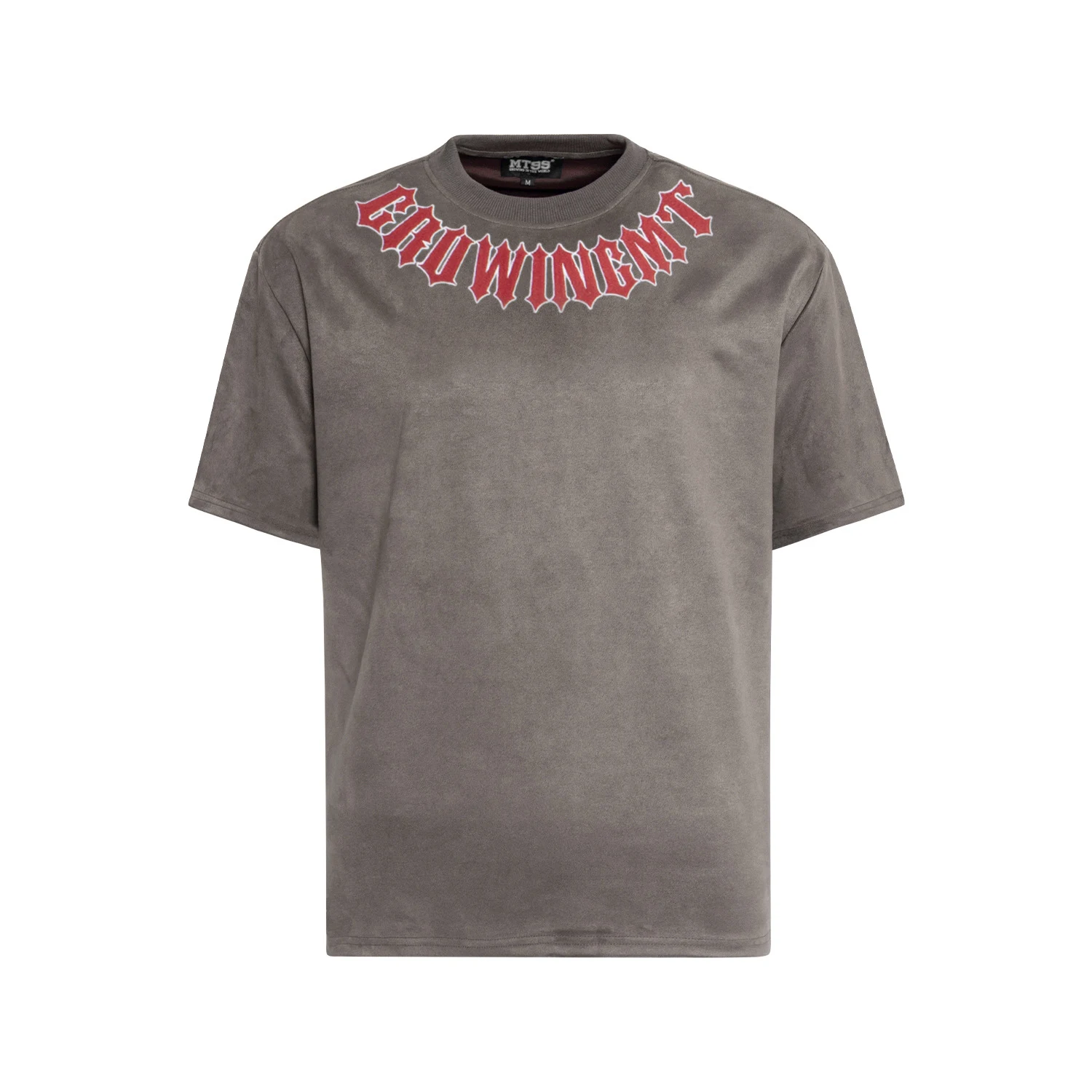 Men's Embroidered Short-sleeved T-shirt with Small Neckline, Street Fashion. Experience comfort and style with this ever — photo 7