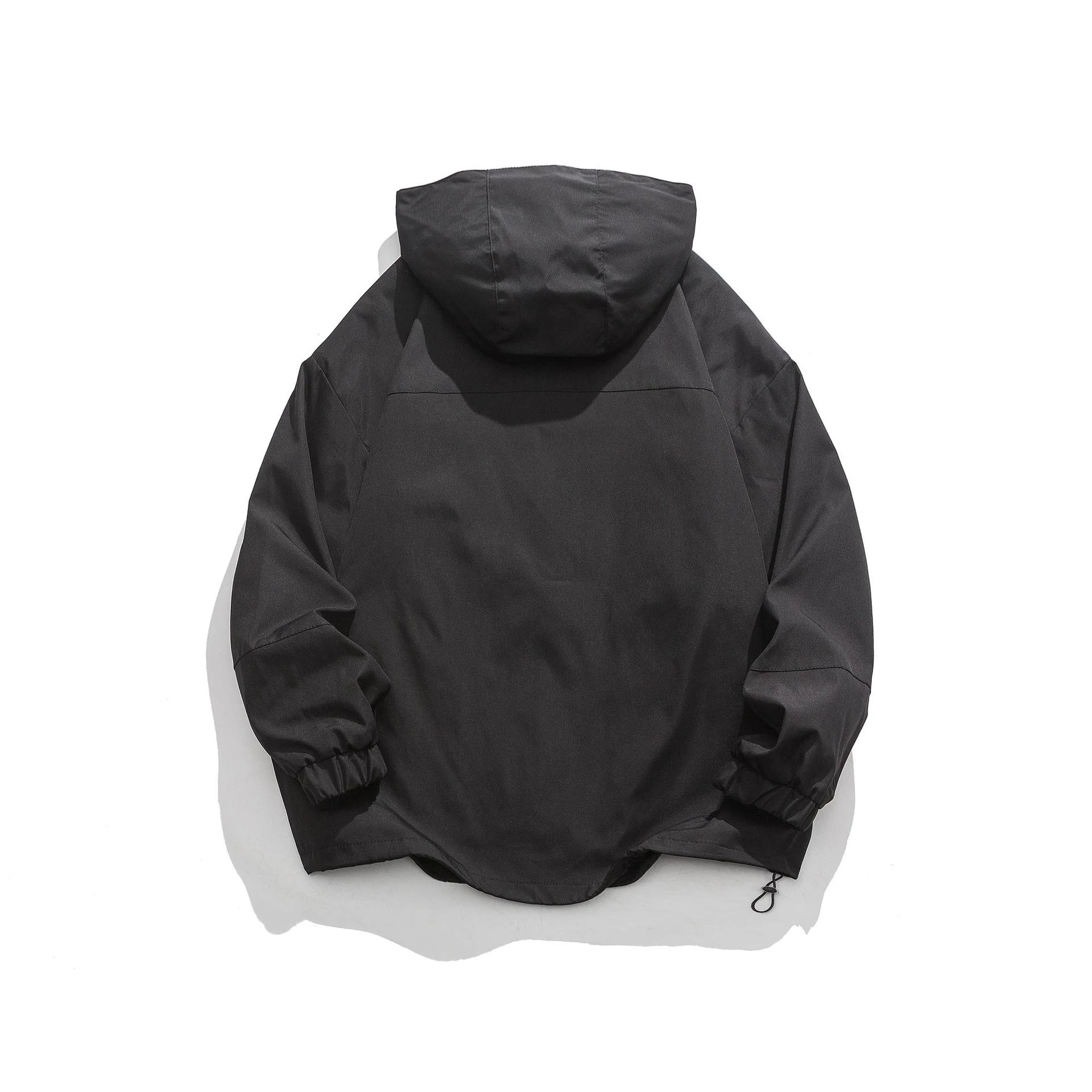 Trendy Hooded Jacket for Men, Versatile Casual PU Baggy Coat, Handsome Design and Comfortable Fit, Perfect for Everyday — photo 10