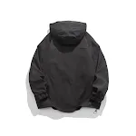 Trendy Hooded Jacket for Men, Versatile Casual PU Baggy Coat, Handsome Design and Comfortable Fit, Perfect for Everyday — photo 10