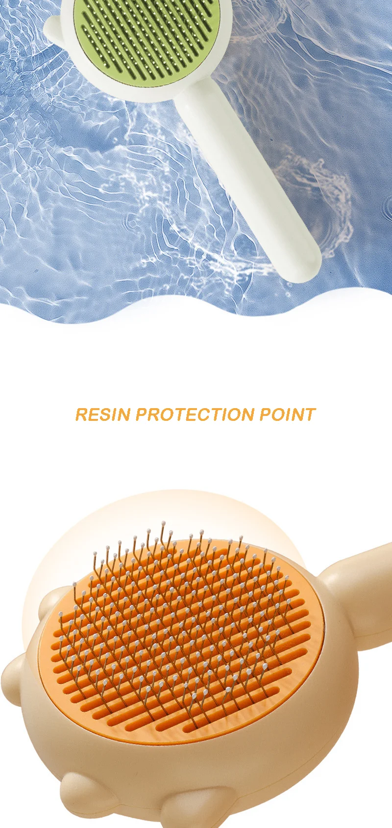 Title 6, Cat Combs Pet Grooming Needle Brush Magic Massa...