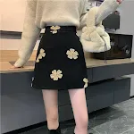 Nueva Falda de Mujer Talla Pequeña Cintura Alta Adelgazante para Caderas Estiliza tu figura con esta falda, perfecta para un look elegante y favorecedor. — foto 21