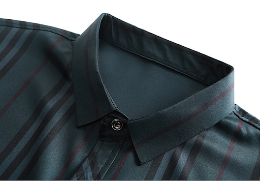 Title 7, Mens Shirts Long Sleeve Business Casual Stripe...