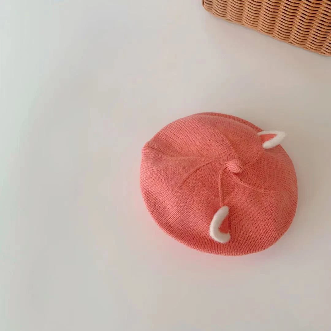Gorros de lã de tricô para bebês primavera e outono, macios e quentes. Perfeitos para proteger seu bebê do frio com estilo e conforto. — foto 10
