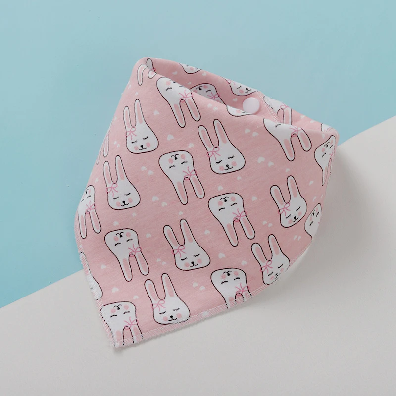 Babador triangular infantil, toalha de saliva dupla face, personalizado, macio e absorvente. Perfeito para bebês e crianças. — foto 15