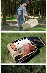 Juego de mesa de camping para exteriores con tanque de gas, cocina engrosada, utensilios de cocina, bolsa de picnic perfecta para acampar. — foto 8