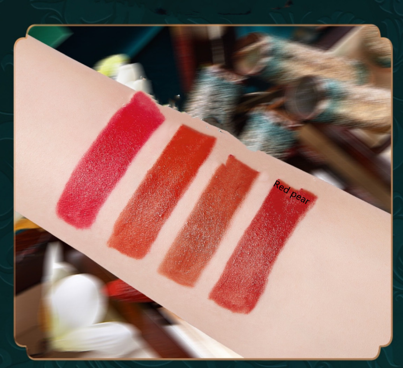 Linzhuang Velvet Matte Carved Lipstick for long-lasting, fade-resistant lip color. Achieve a beautiful, sculpted look wi — photo 5