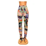 Damesbroek met hoge taille en onregelmatige plooien Stijlvolle broek die comfort en een moderne uitstraling combineert, perfect voor een flatterende look en accentueert de figuur — foto 7