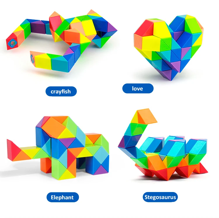 Title 33, Magic Snake Cube Stress Relief Educational Toy ...