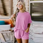 Dames Zomer Mode Casual Pak met Gedraaide Draad, Comfortabel en Stijlvol voor de Zomer, Lichtgewicht en Ademend, Ideaal voor Dagelijks Gebruik. — foto 9