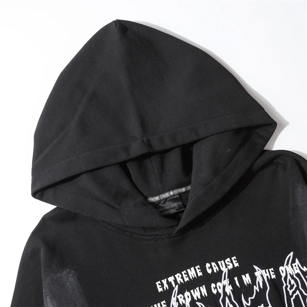 Title 11, Moletom com capuz masculino personalizado com e...