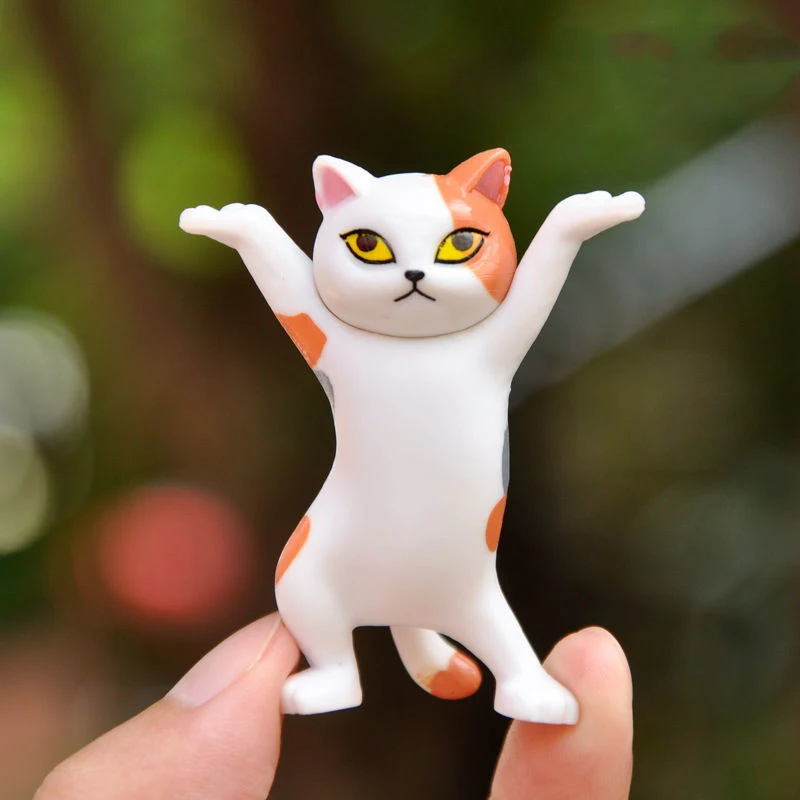 Zabavne igračke za decu Cat Coffin Dance Doll Životinje Figurice Ručno rađena Blind Box Dekoracija Igračke Poklon — foto 3
