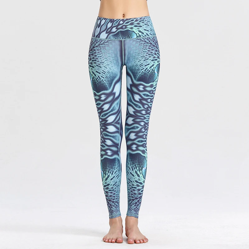 Title 3, Printed Yoga Pants Womens Tight High Waist Com...