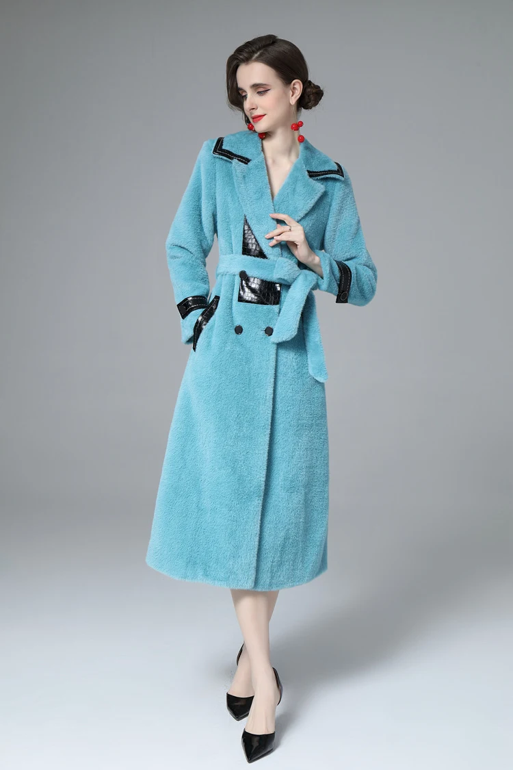 Women's Solid Color Belted Suit Collar Slim Coat Jacket. A versatile and stylish outerwear piece designed to flatter and — photo 38
