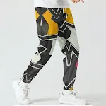 Pantalon de sport homme imprimé géométrique graffiti 3D, pantalon de jogging, pantalon de sport, style tendance et confortable. — photo 12