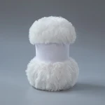 Kit materiali fai da te per sciarpa, cappello e borsa con palline di lana tessute a mano. Crea i tuoi accessori unici e personalizzati. — foto 2