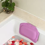 Wholesale PVC foam bathtub pillow for hotels. Provides head and neck support for a comfortable and relaxing bath experie — photo 19