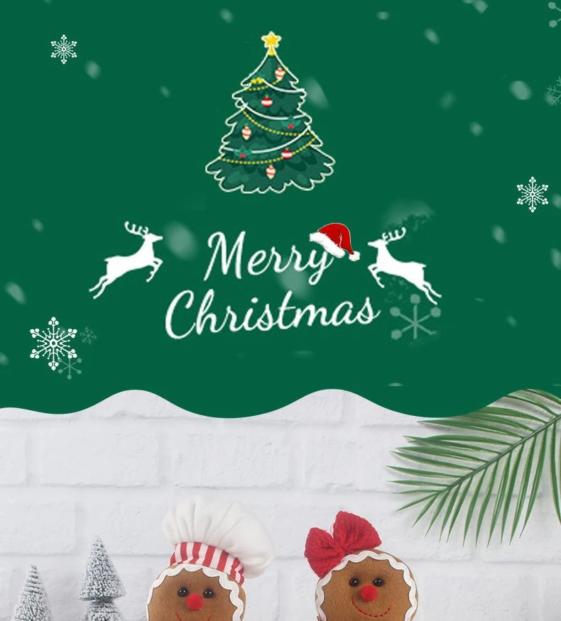 Title 5, Christmas Gingerbread Man Hanging Leg Doll, a f...