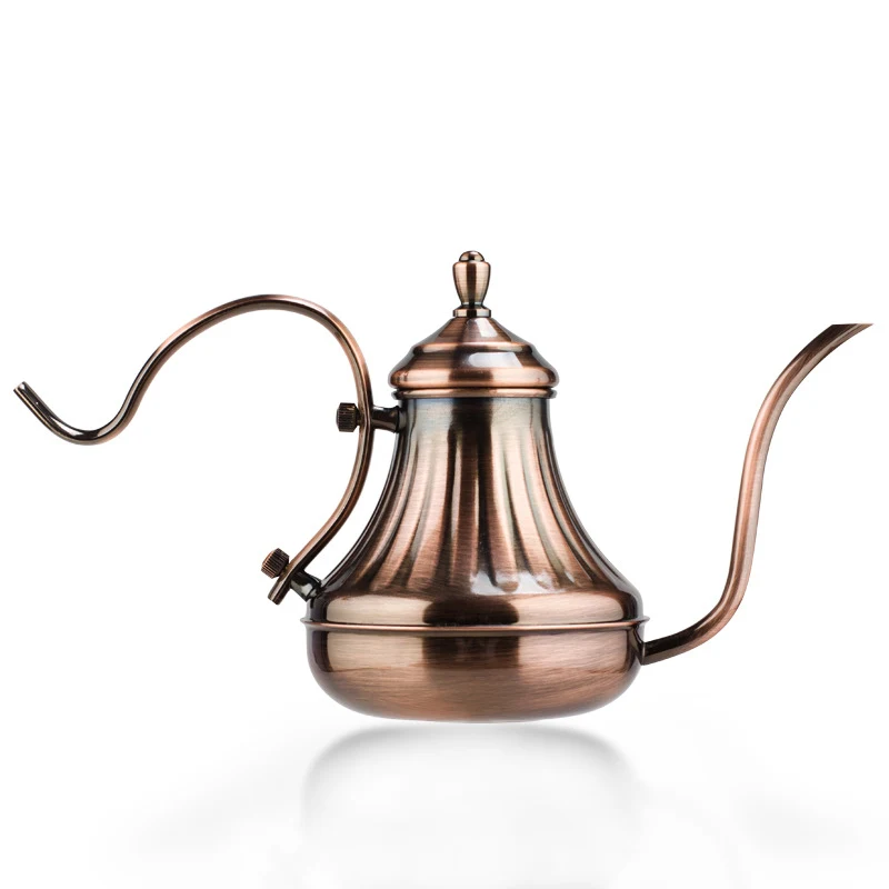 Stainless Steel Coffee Pot European Style Hand-Washed Palace Pot Long Spout Thin Neck for Pour Over Coffee Brewing — photo 2