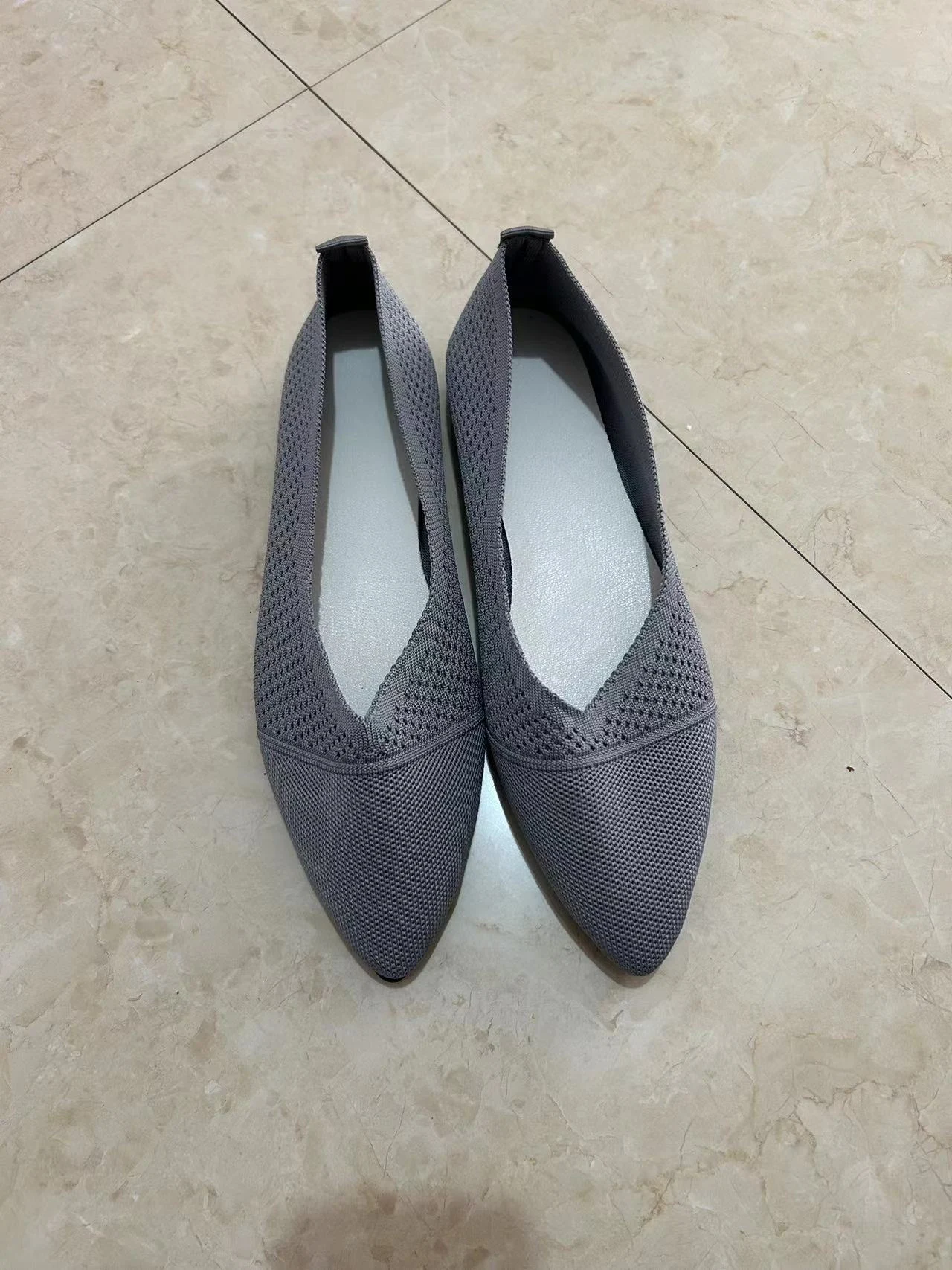Title 8, Scarpe basse taglie forti tinta unita con punta...