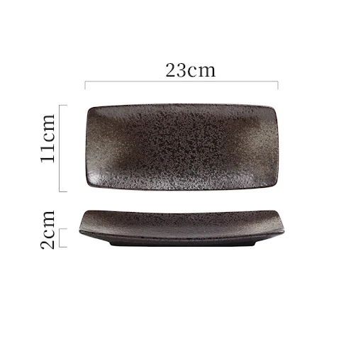 Title 2, Japanese Ceramic Plates Sushi Dish Tableware Tr...