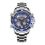 Reloj de cuarzo electrónico dual multifuncional para hombres — foto 4