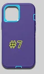 Dark purple sky blue