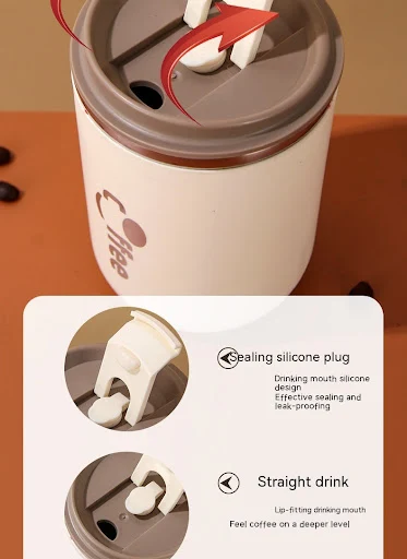 Title 7, 304 Stainless Steel Coffee Cup Double Insulatio...