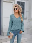 Women's Solid Color Sanding Casual Bottoming Shirt, comfortable and versatile, perfect as a base layer or standalone top — photo 9