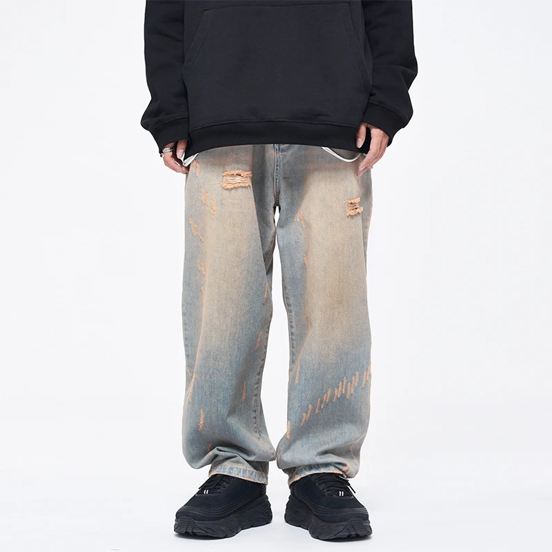 Title 1, Loose Retro Daddy Pants Retro Style Comfortable...